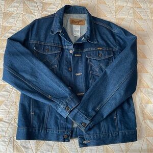 🤠 Men’s Wrangler M-159 Cowboy Cut Denim Jacket, Like New